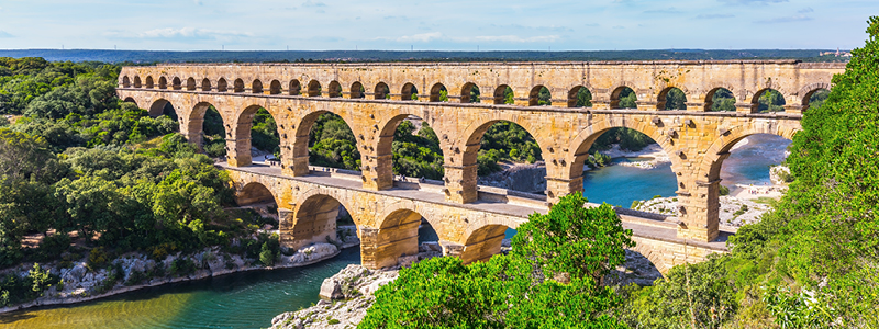 Pont du Gard nær Avignon